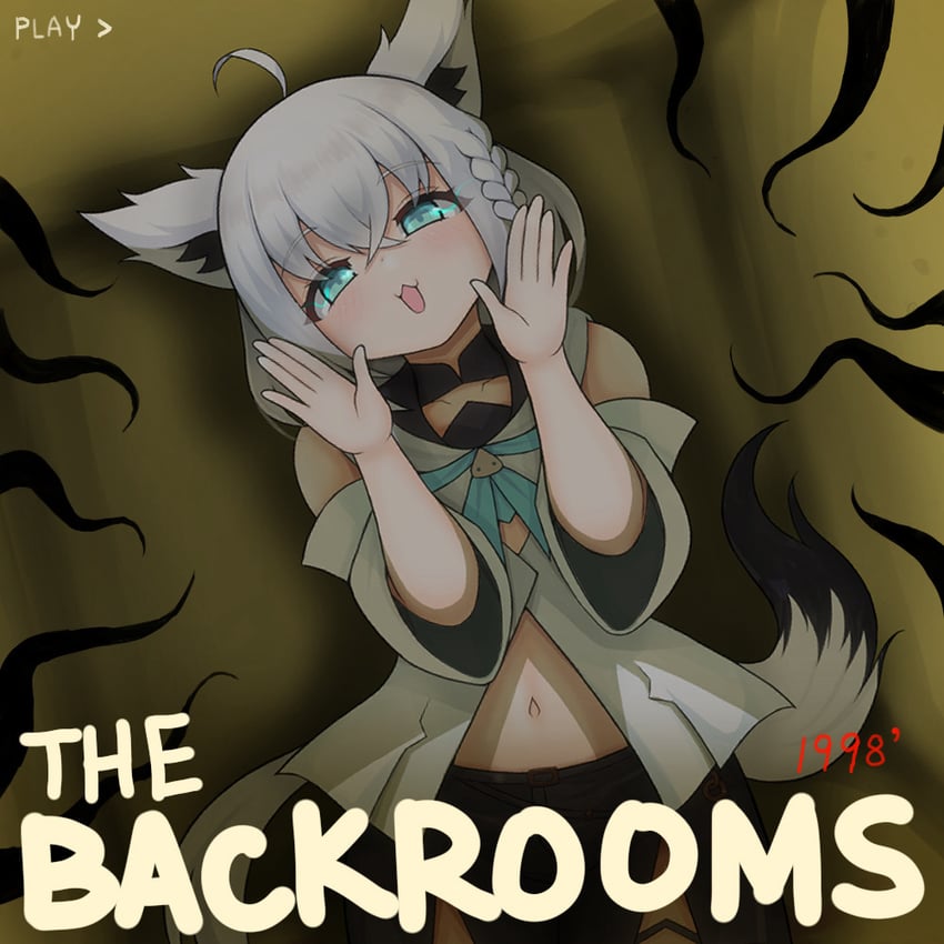 shirakami fubuki (hololive and 1 more) drawn by user_kruv4844