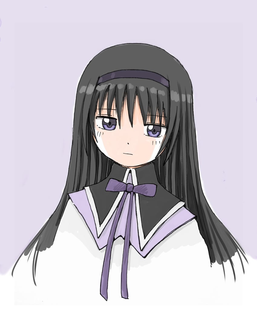 akemi homura (mahou shoujo madoka magica) drawn by marumo_516