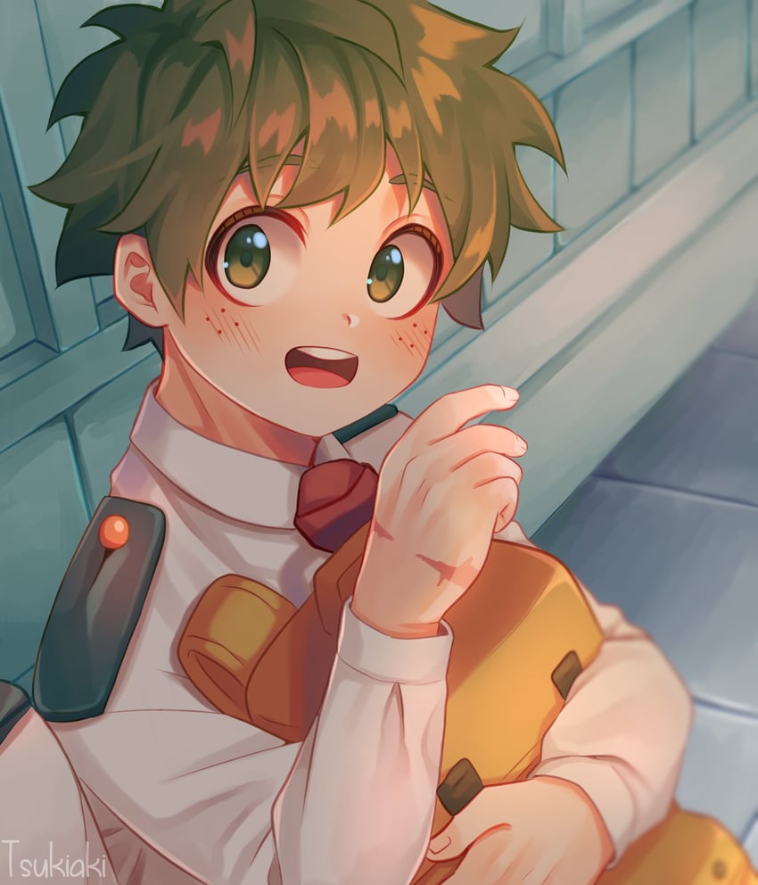 midoriya izuku (boku no hero academia) drawn by tsukiaki_teriyaki