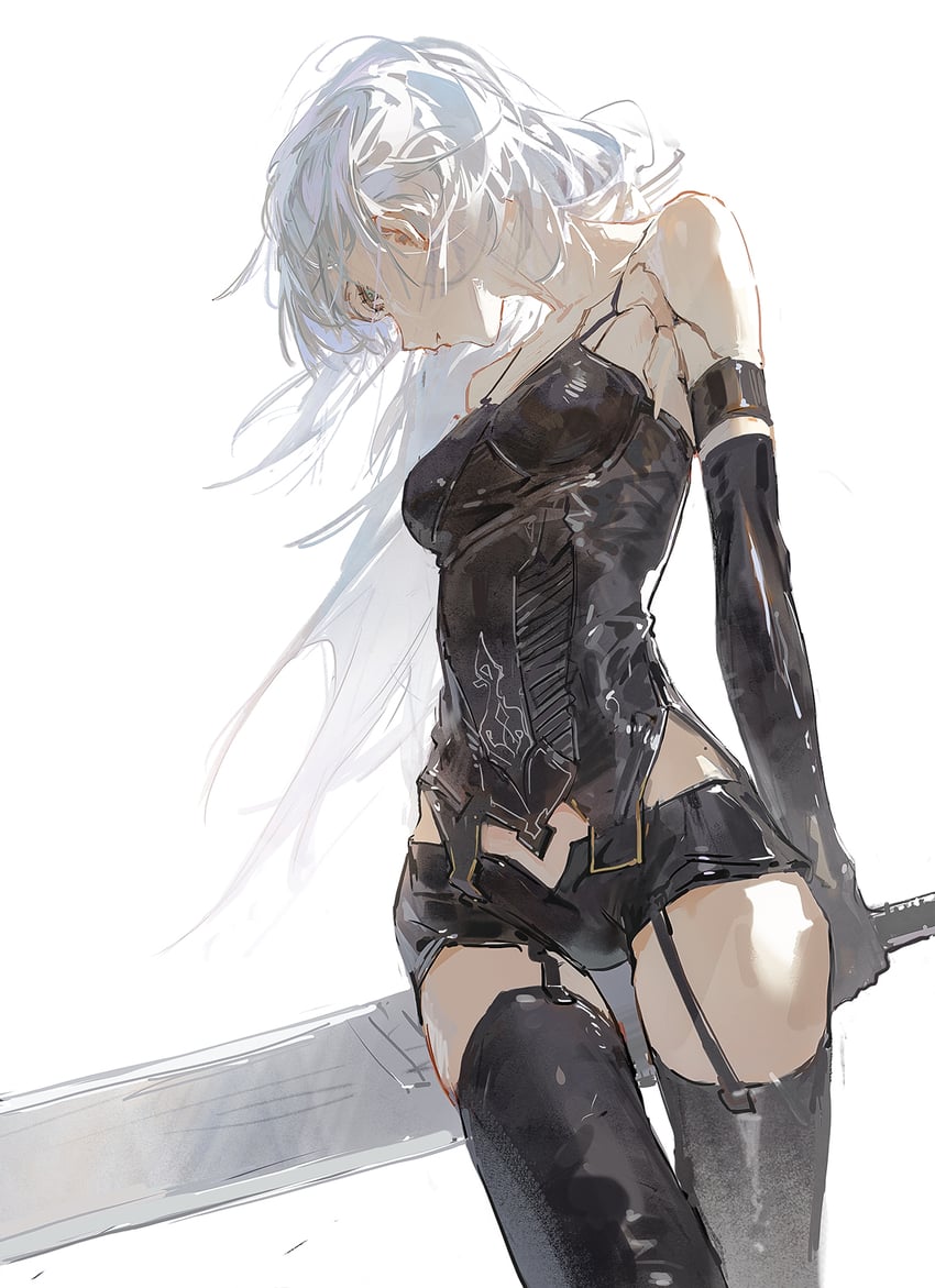 a2 (nier and 1 more) drawn by dino_(dinoartforame)