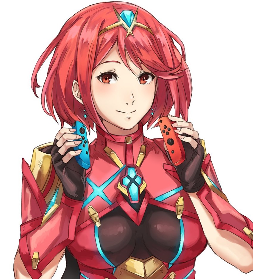 pyra (xenoblade chronicles and 1 more) drawn by kamu_(kamuuei)