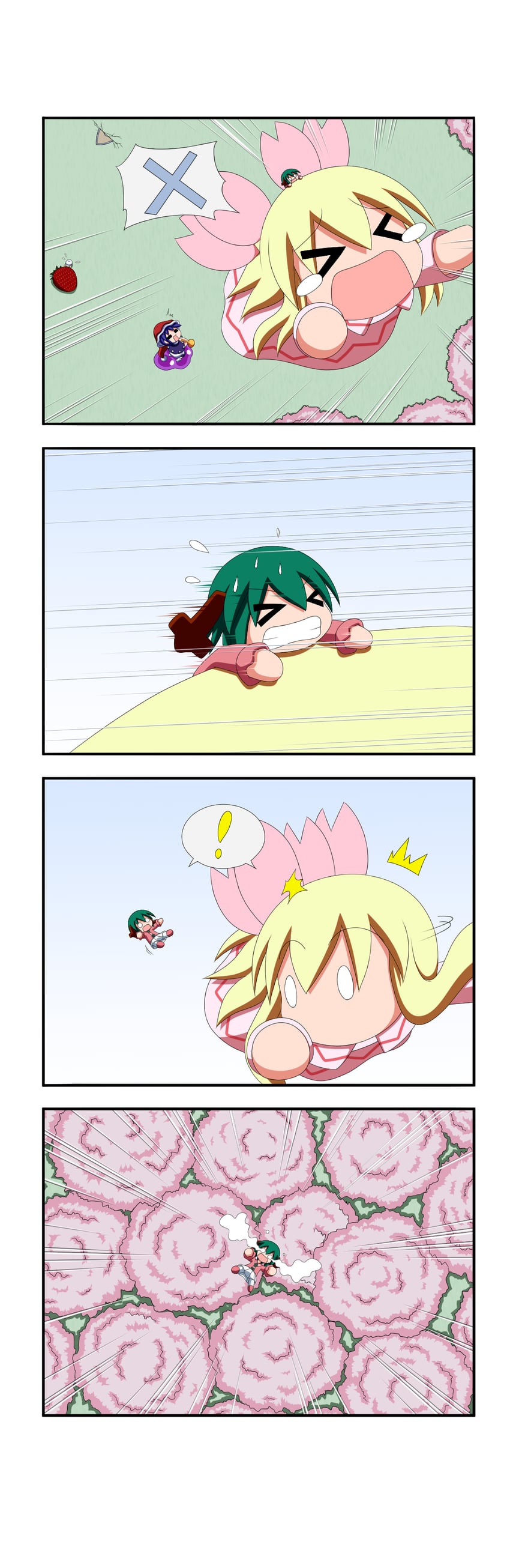 kasodani kyouko, lily white, doremy sweet, and kitashirakawa chiyuri (touhou) drawn by rakugaki-biyori