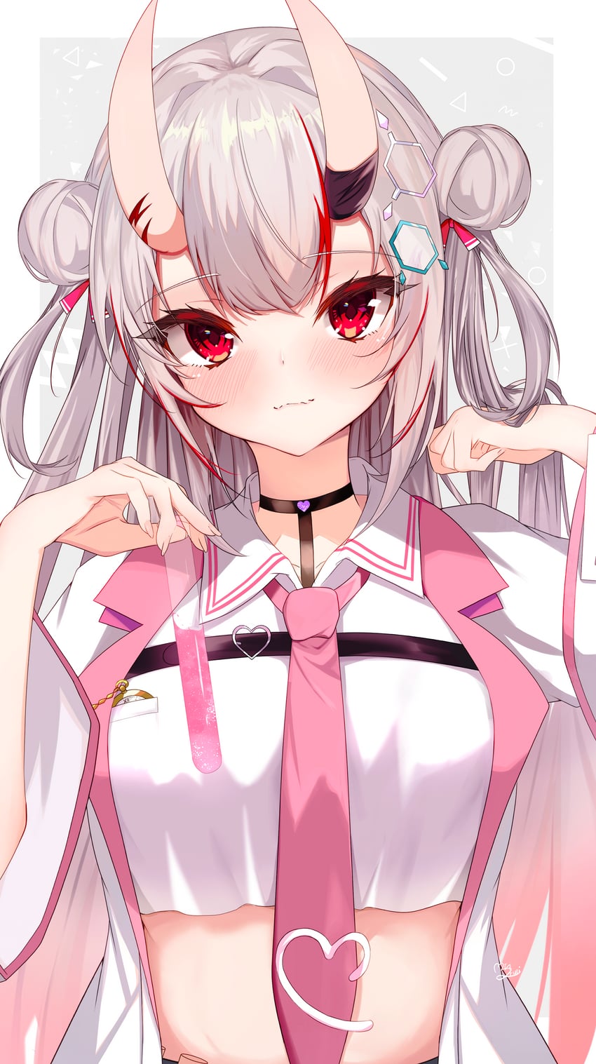 nakiri ayame and hakui koyori (hololive) drawn by miaruri