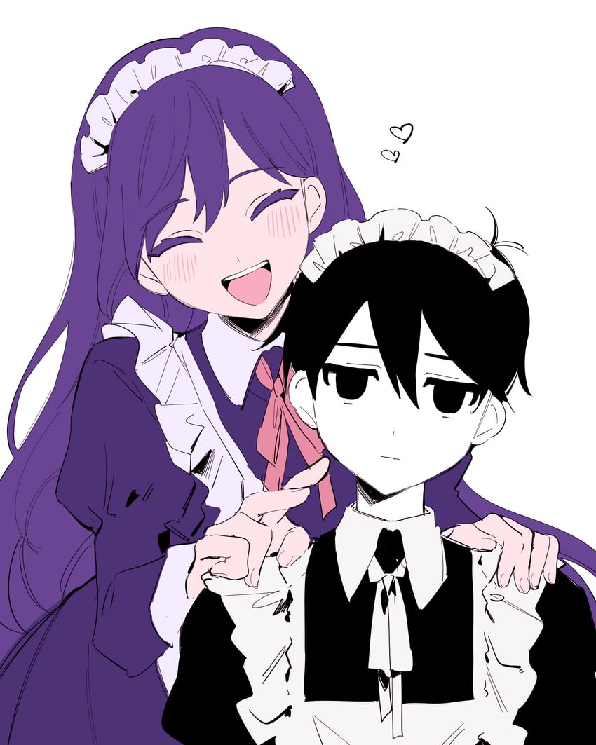 omori and mari (omori) drawn by atama_ga_pa