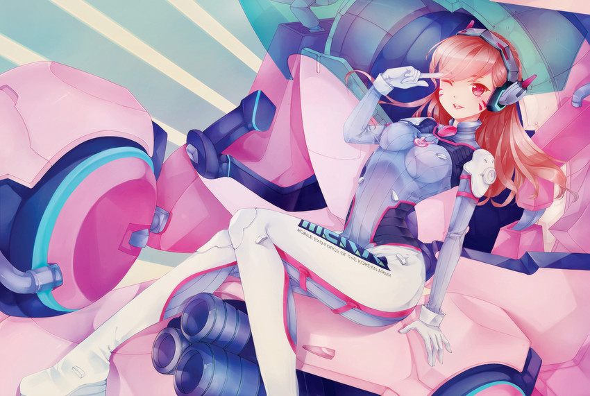 d.va (overwatch and 1 more) drawn by miooo