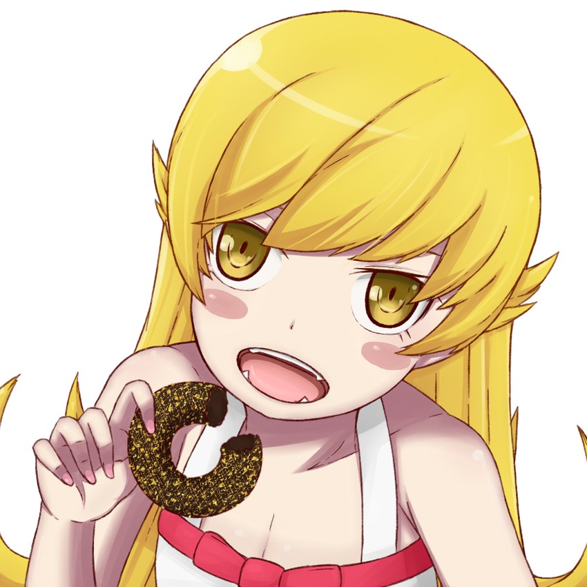 oshino shinobu (monogatari and 1 more) drawn by neotame_(lic-lac-sora)