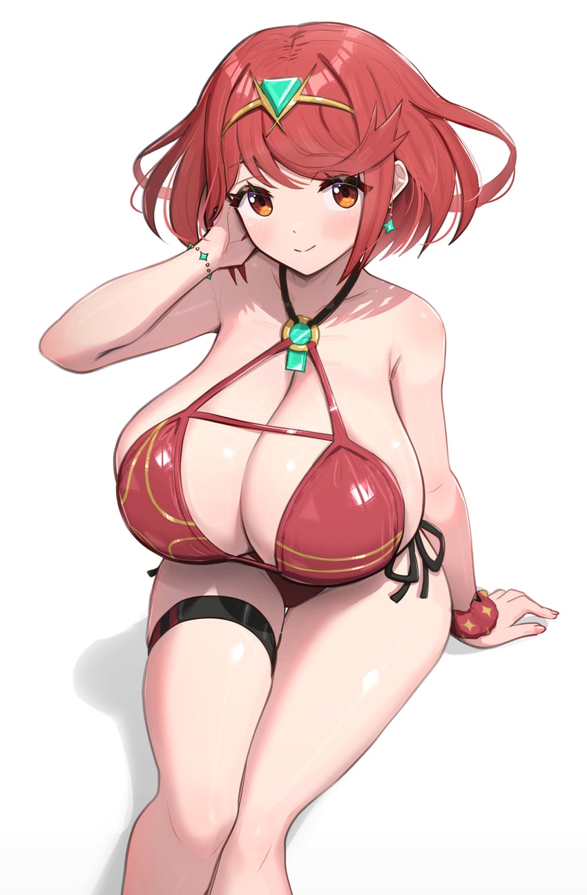 pyra (xenoblade chronicles and 1 more) drawn by gonzarez