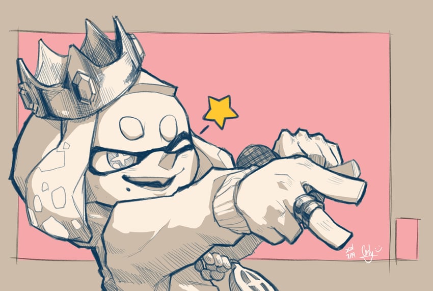 pearl (splatoon and 1 more) drawn by orly_custer