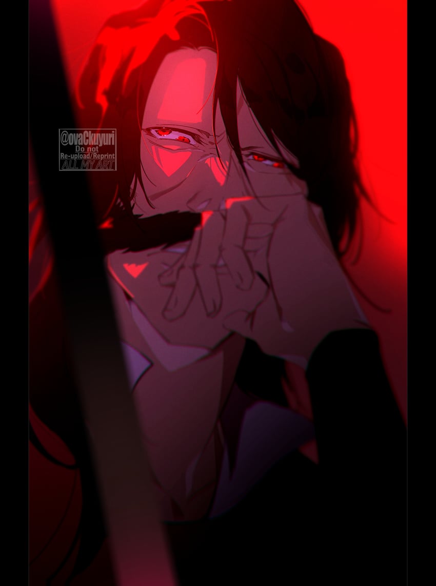 yhwach (bleach and 1 more) drawn by ovasayuri
