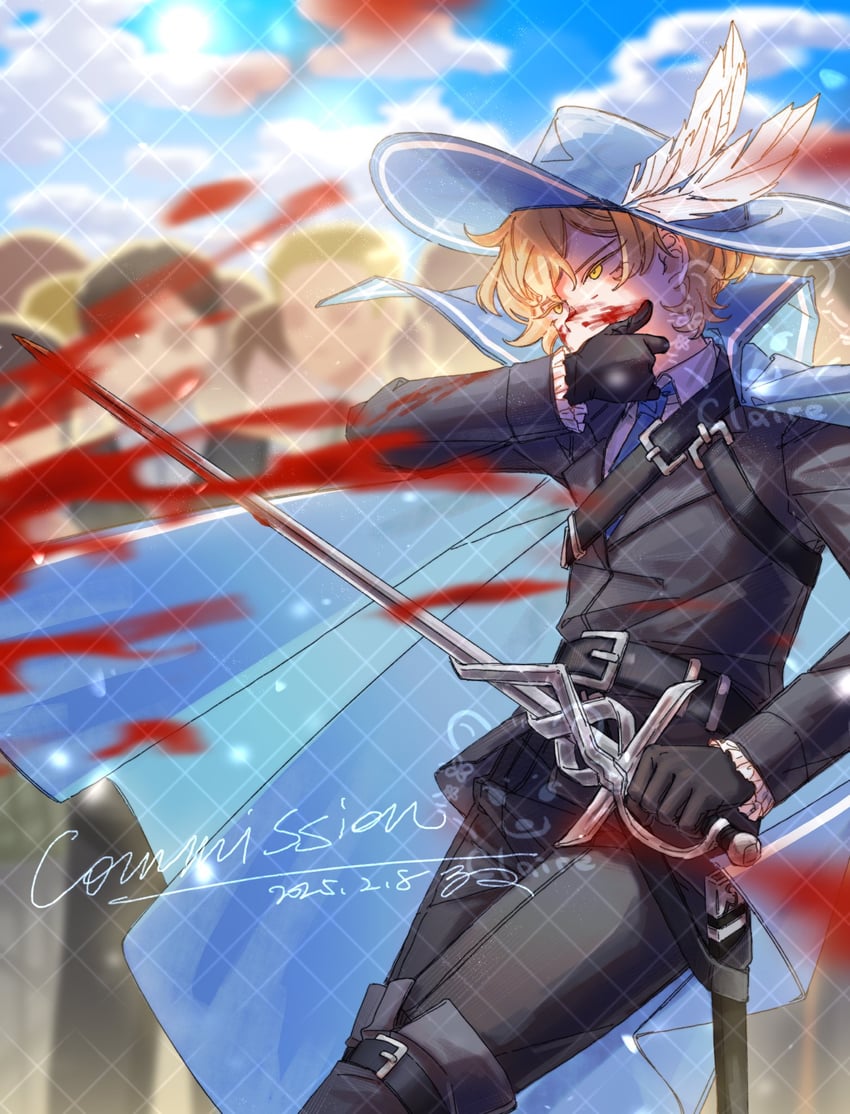 sinclair (project moon and 1 more) drawn by aitib
