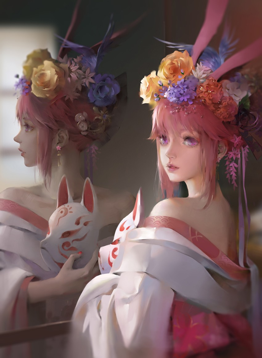 yae sakura (honkai and 1 more) drawn by a-m-one
