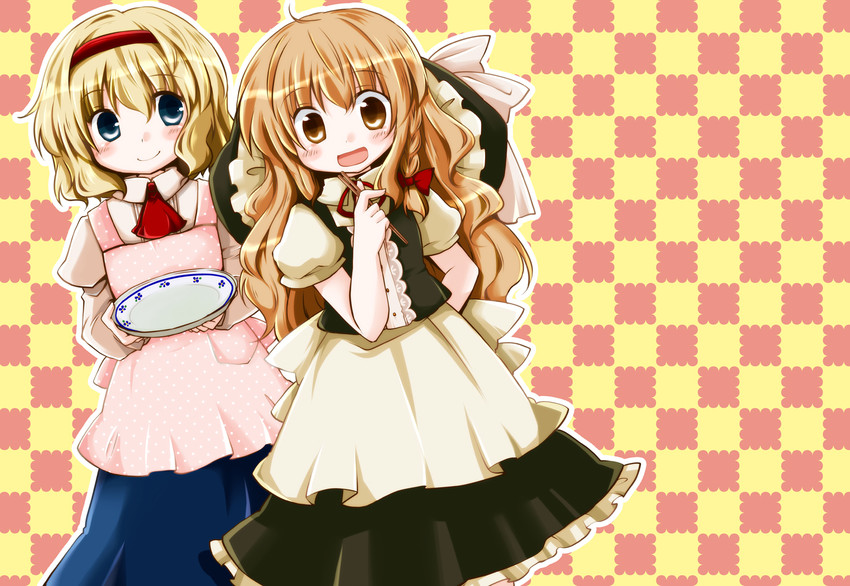 kirisame marisa and alice margatroid (touhou) drawn by futami_yayoi