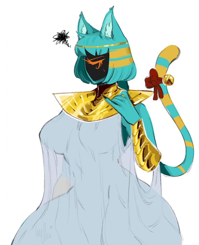 nyanlathotep (cthulhu mythos and 1 more) drawn by anngold