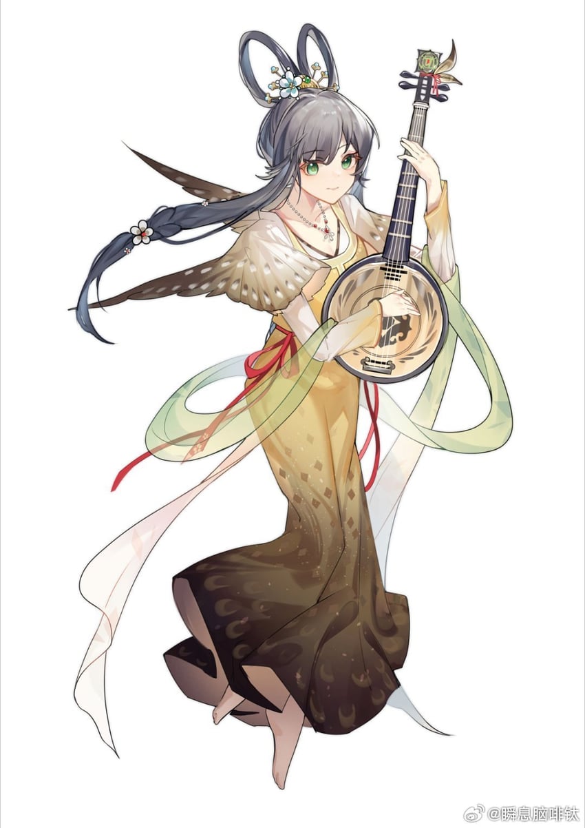 luo tianyi (vocaloid and 1 more) drawn by titaniumtai