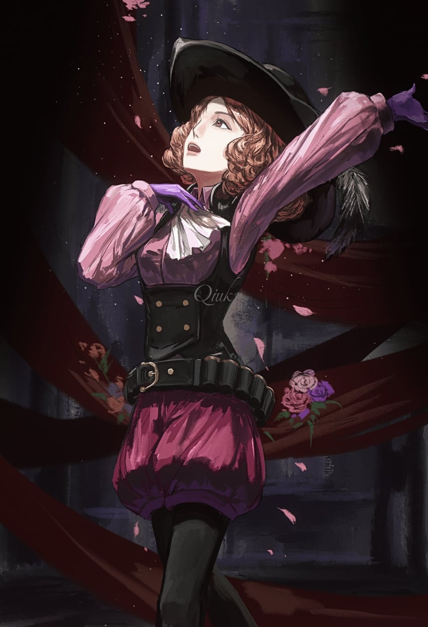 okumura haru and noir (persona and 2 more) drawn by qiu-k_(qiukkon)