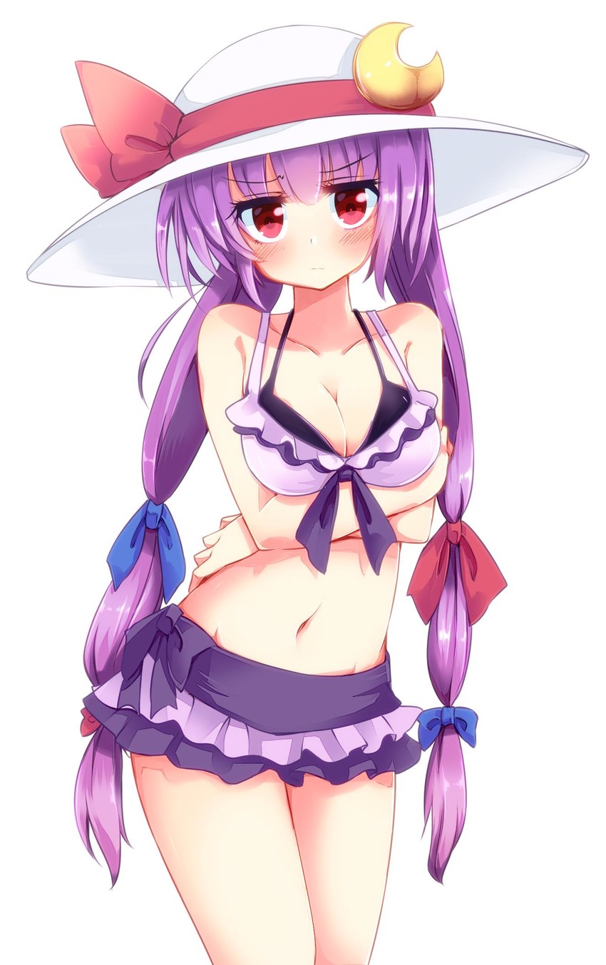 patchouli knowledge (touhou) drawn by aoi_(annbi) and maturiuta_sorato