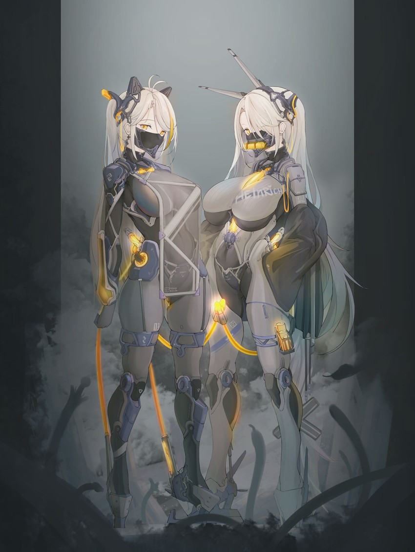 prinz eugen and prinz heinrich (azur lane) drawn by yusha_m
