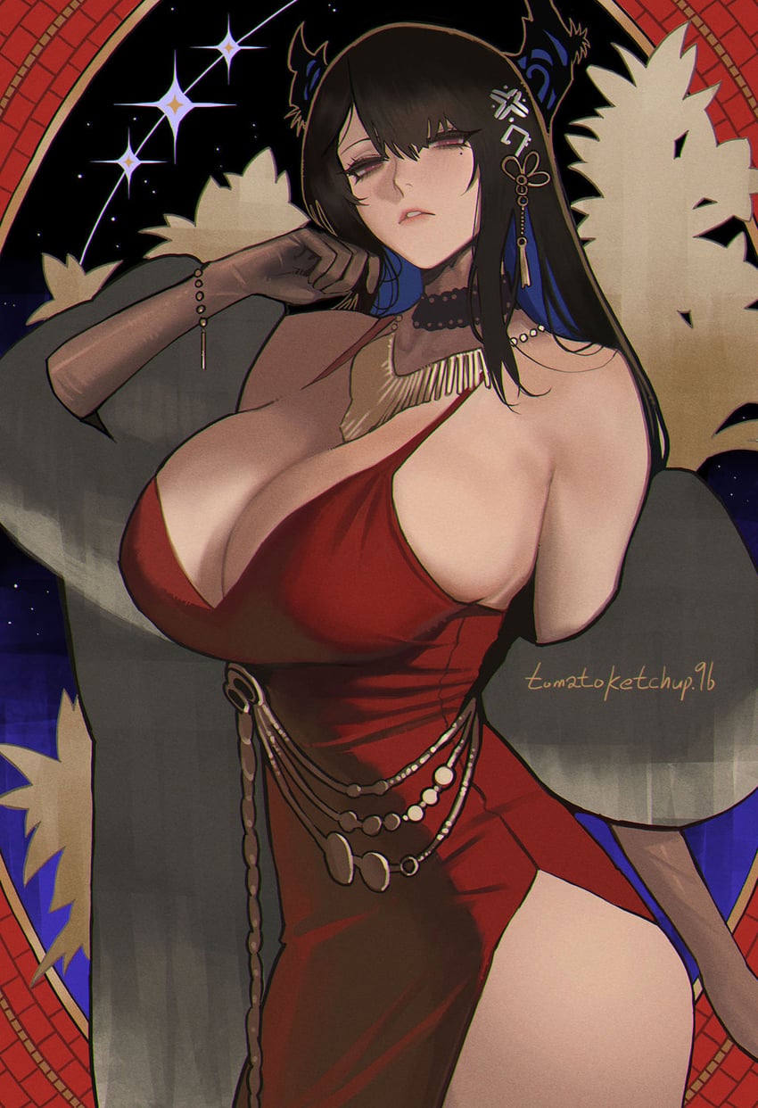 nerissa ravencroft (hololive and 1 more) drawn by tomatoketchup96