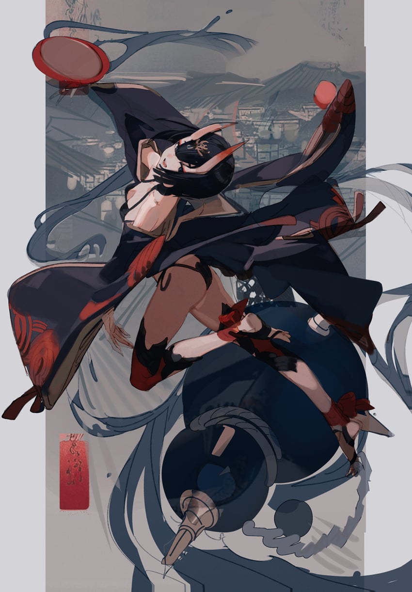 shuten douji (fate and 1 more) drawn by kumatangent