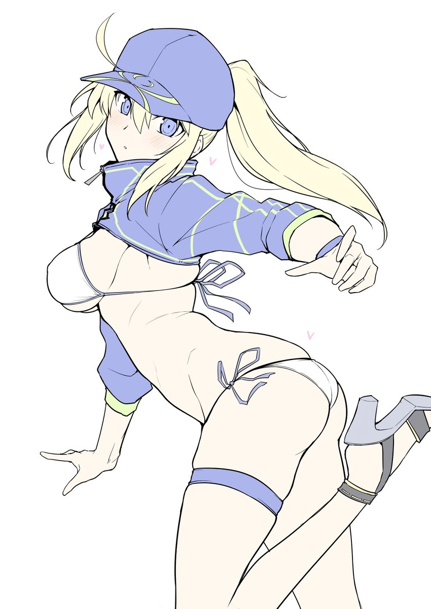 artoria pendragon and mysterious heroine xx (fate and 1 more) drawn by halcon
