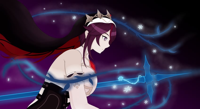 rosaria (genshin impact) drawn by pontiff_parallelism