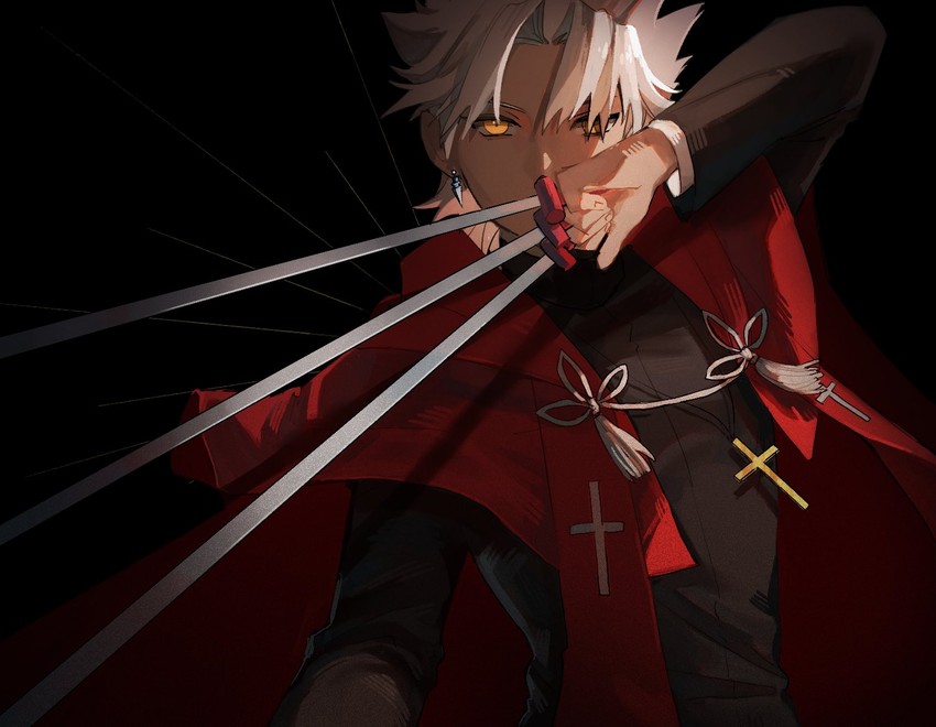 amakusa shirou (fate and 1 more) drawn by ichi_bee