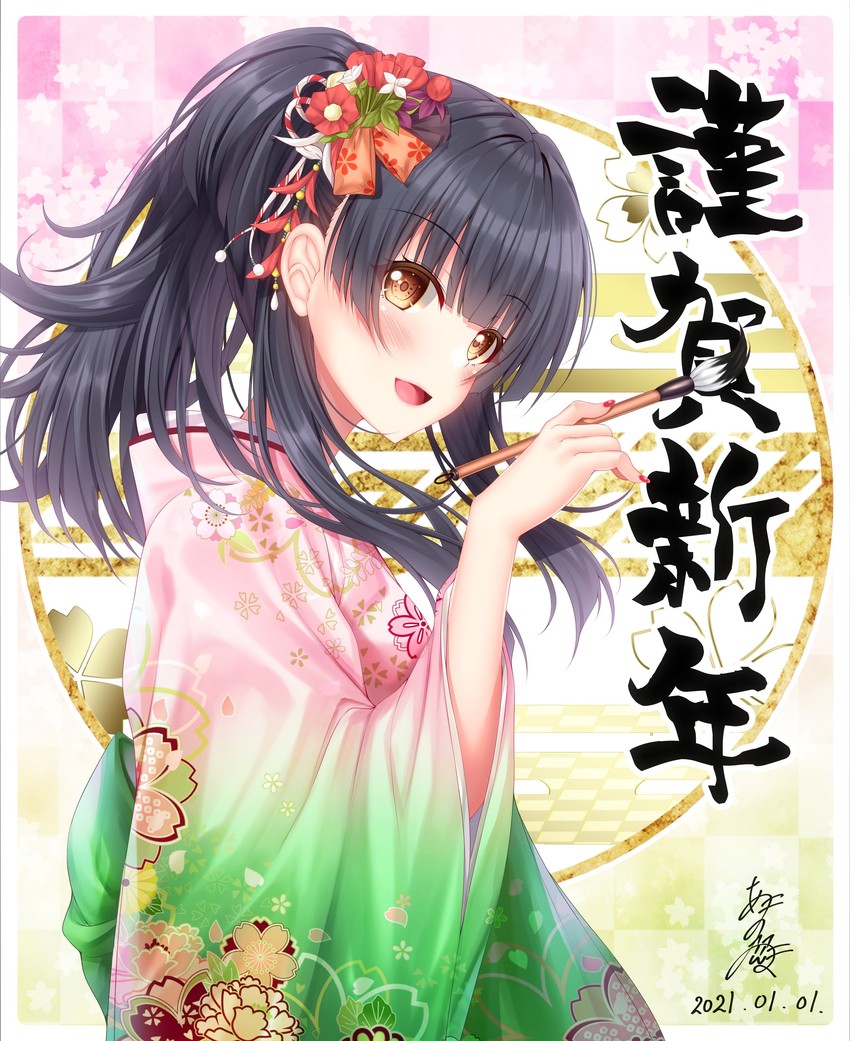 mayuzumi fuyuko (idolmaster and 1 more) drawn by yunagi_amane