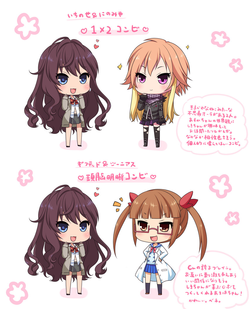 ichinose shiki, ninomiya asuka, and ikebukuro akiha (idolmaster and 1 more) drawn by ringo_yuyu