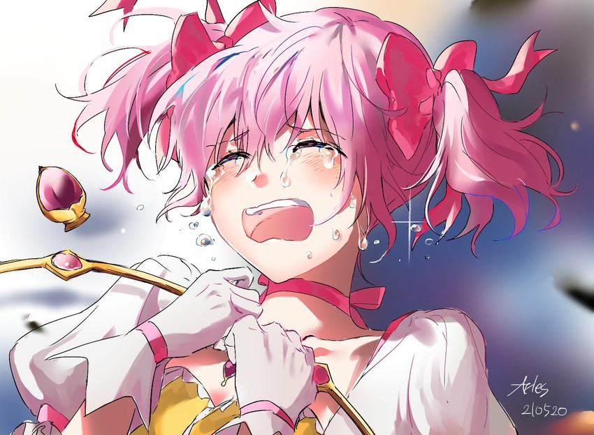 kaname madoka (mahou shoujo madoka magica) drawn by natsu_(nacheu2772)