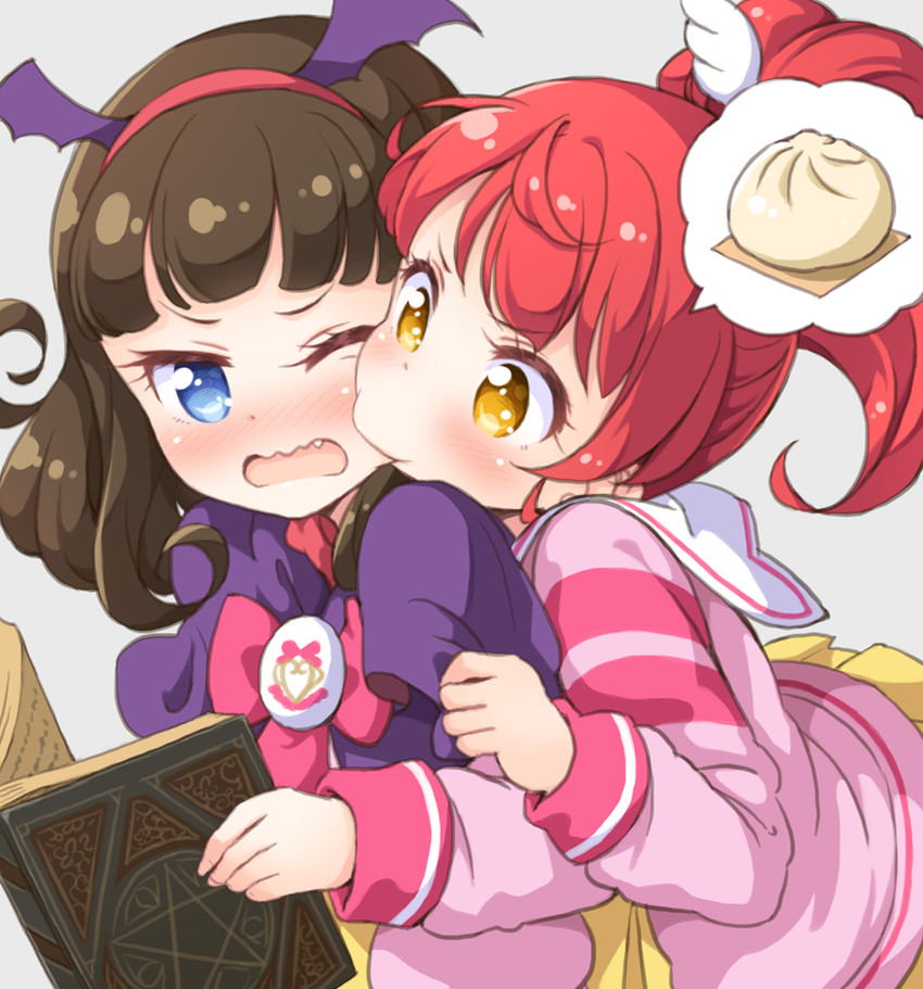 kurosu aroma and shiratama mikan (pretty series and 1 more) drawn by tokunou_shoutarou