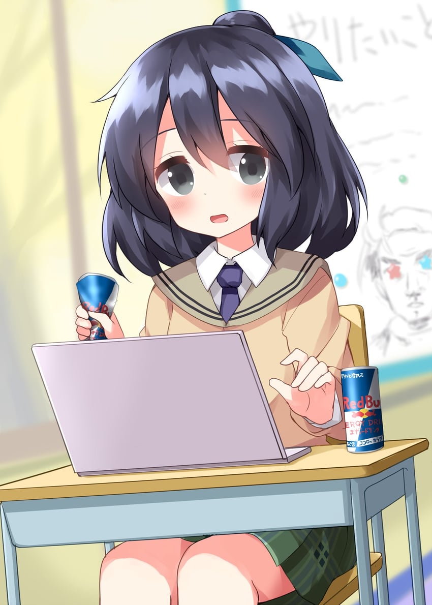 murakami shiina (red bull and 1 more) drawn by ruu_(tksymkw)