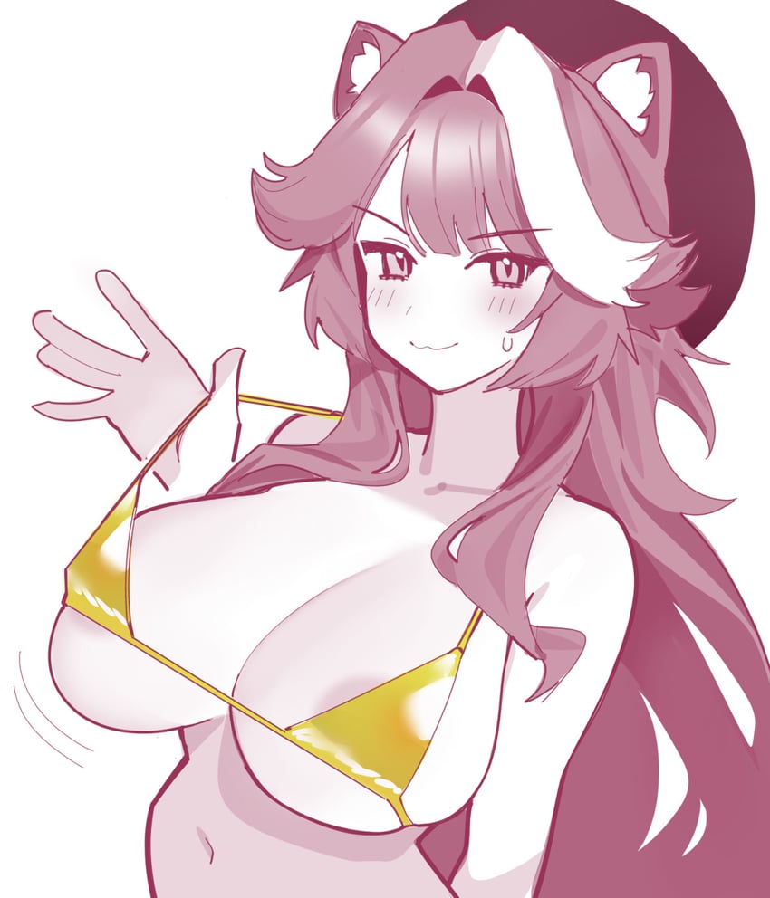 raora panthera (hololive and 1 more) drawn by dismassd