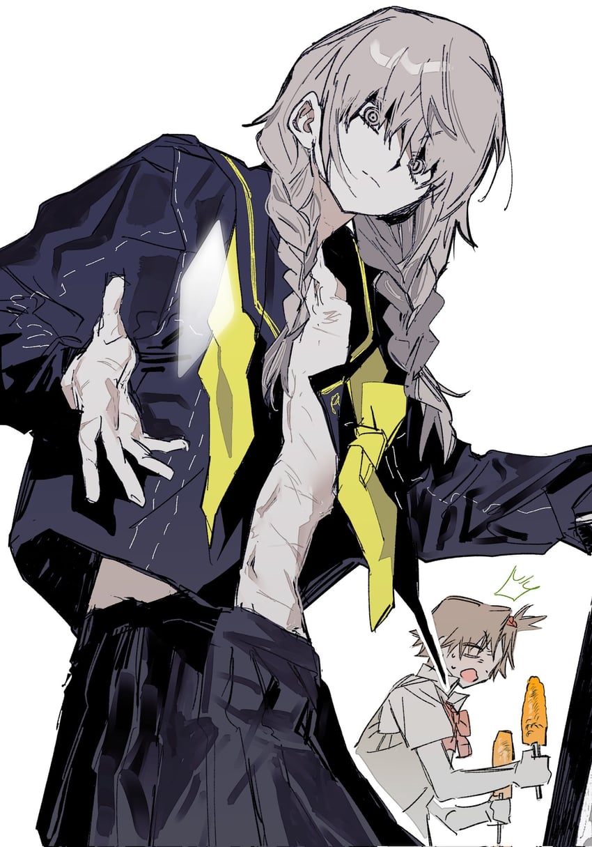 narukami yu and hanamura yousuke (persona and 1 more) drawn by goguma_wagamja