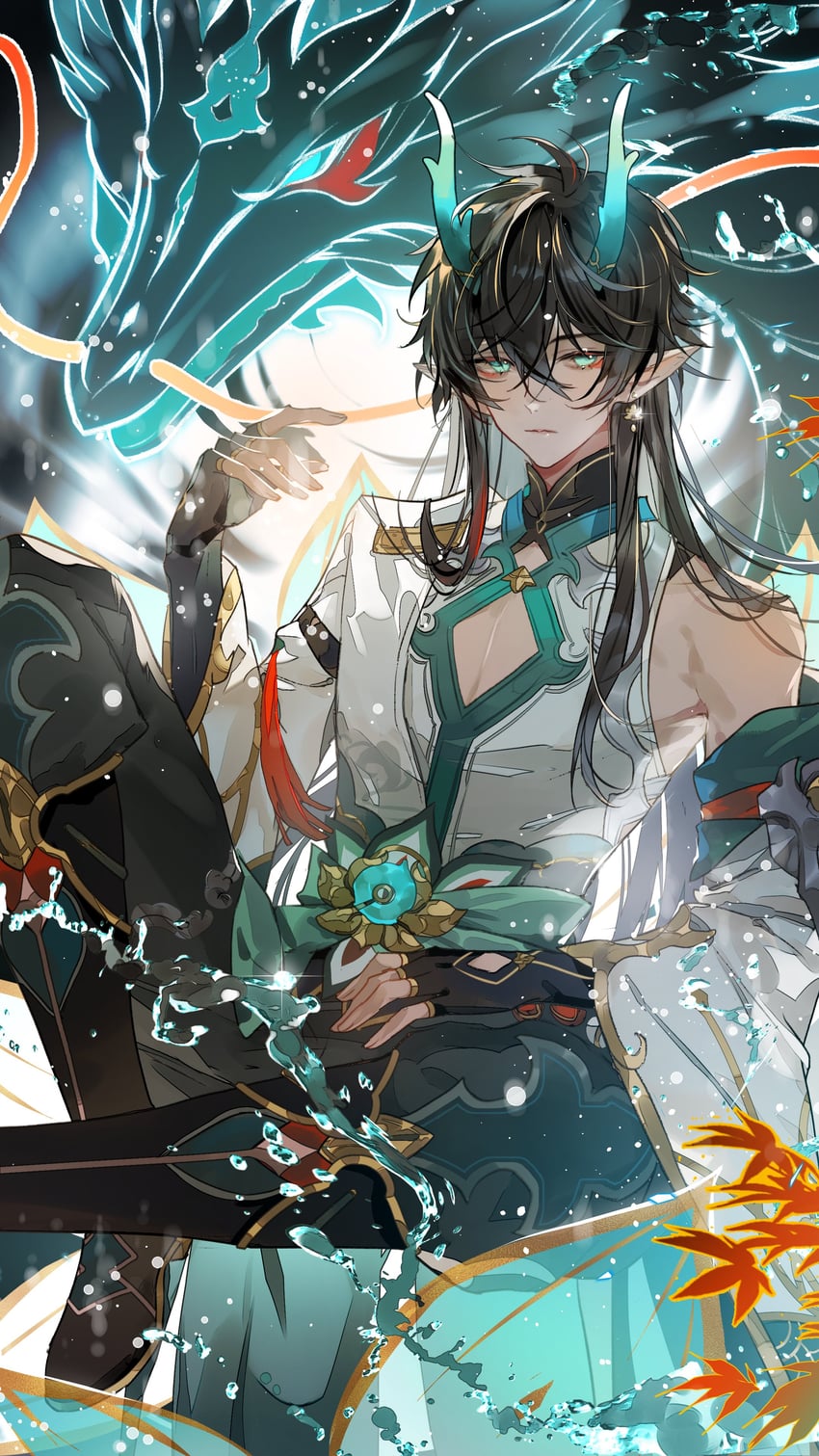 dan heng (honkai and 1 more) drawn by zishengtian123
