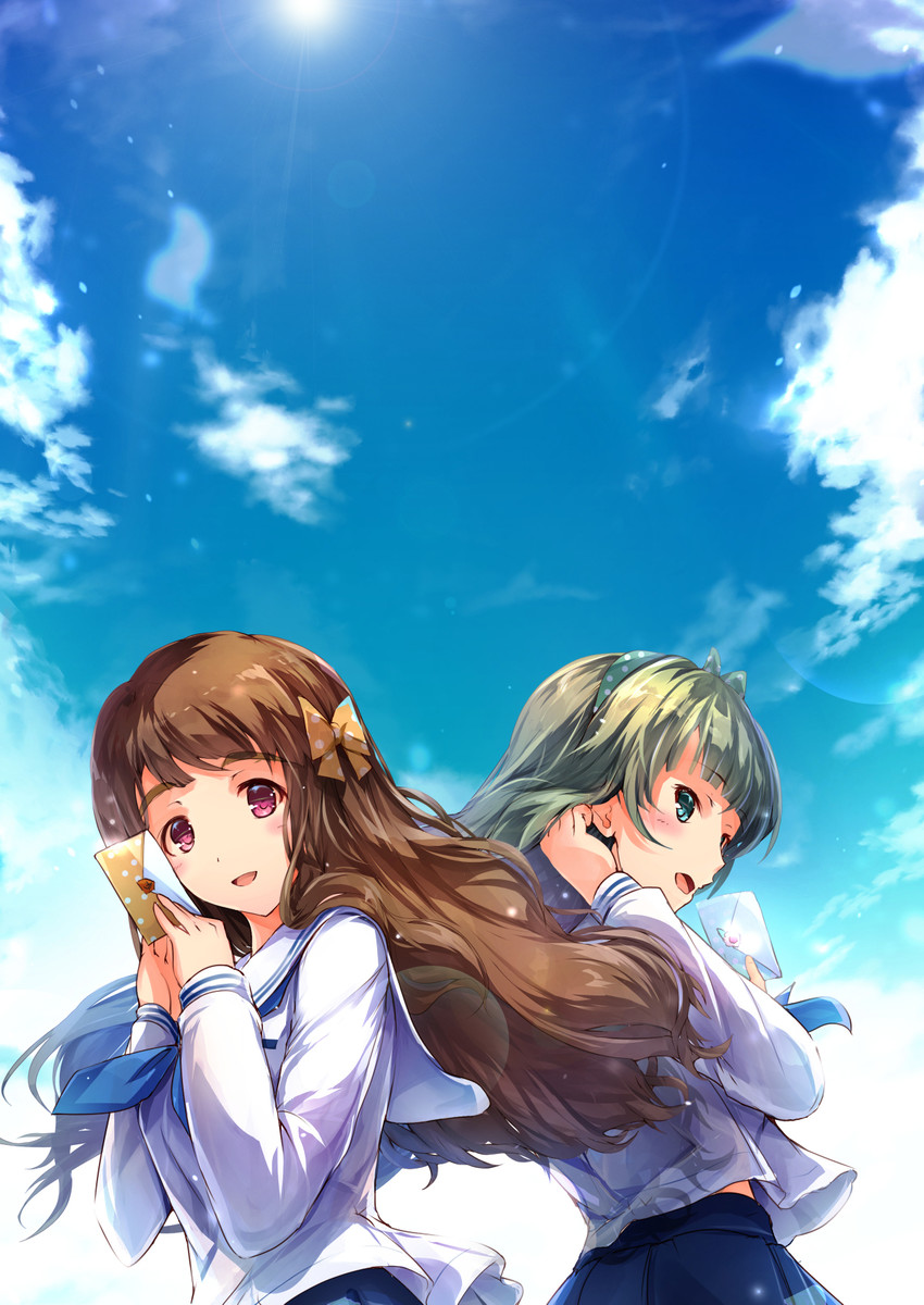 shimabara elena and miyao miya (idolmaster and 2 more) drawn by ro_risu