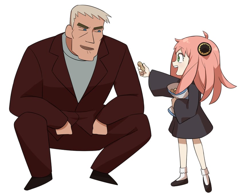 anya and hecson (spy x family and 2 more) drawn by flowerpigeon