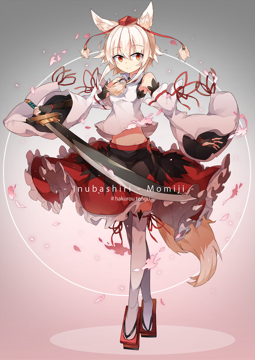 inubashiri momiji (touhou) drawn by hide448