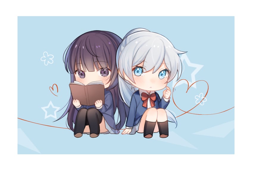kiana kaslana and raiden mei (honkai and 1 more) drawn by shiyoi
