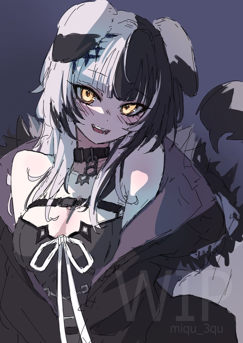 shiori novella (hololive and 1 more) drawn by miquster