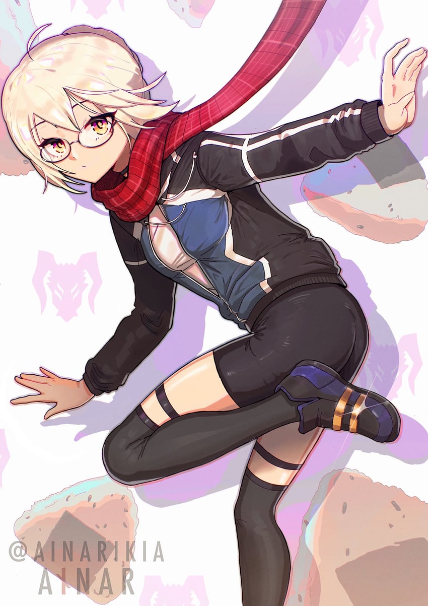 artoria pendragon and mysterious heroine x alter (fate and 1 more) drawn by ainar