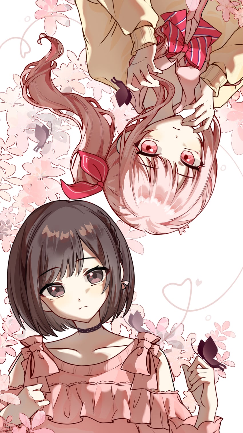 shinonome ena and akiyama mizuki (project sekai) drawn by qitanicheng041
