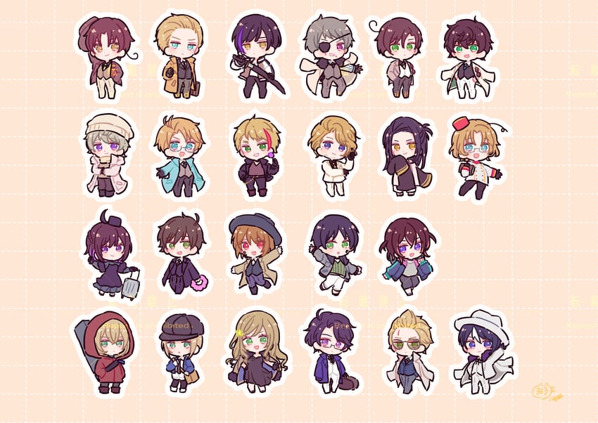 america, united kingdom, japan, russia, china, and 17 more (axis powers hetalia) drawn by ca_ff383