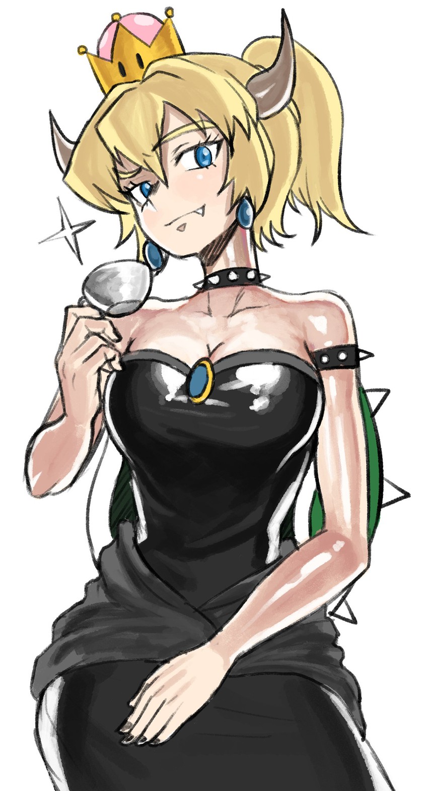 bowsette (mario and 1 more) drawn by sakakibara_anji