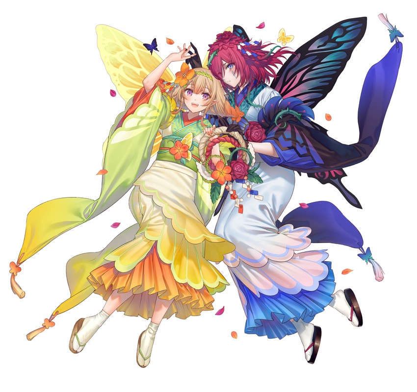 triandra and peony (fire emblem and 1 more) drawn by kippu