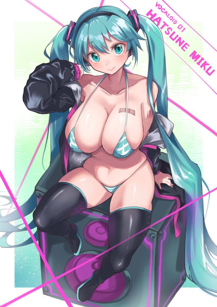 hatsune miku (vocaloid) drawn by iparupua
