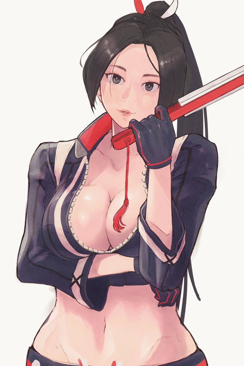 shiranui mai (street fighter and 3 more) drawn by yuenibushi