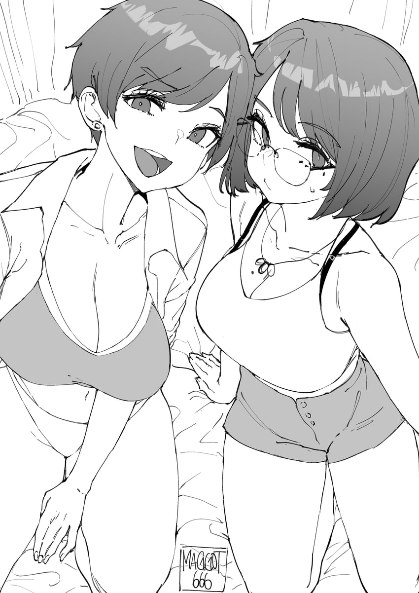 olive laurentia and desyana laurentia (original) drawn by norman_maggot