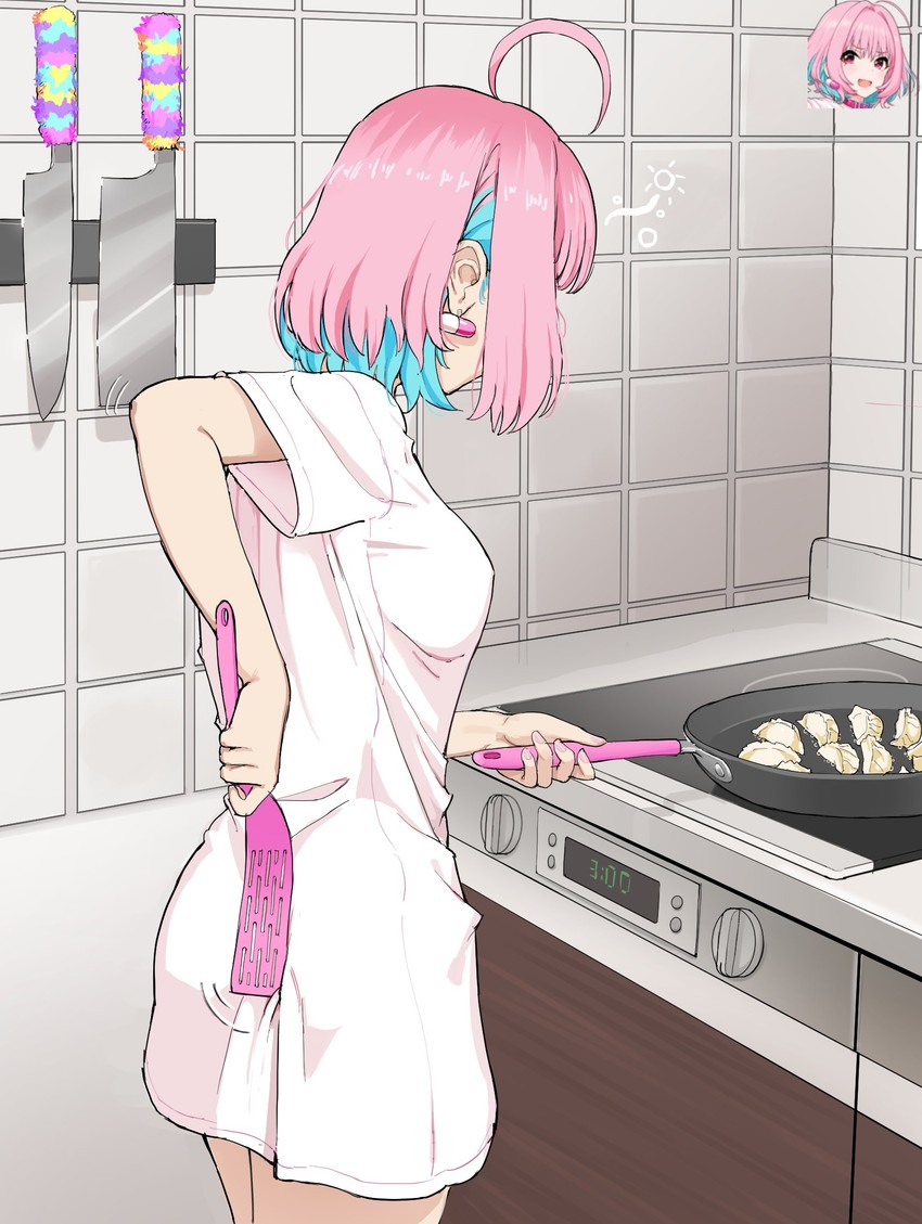 yumemi riamu (idolmaster and 1 more) drawn by giganticbuddha