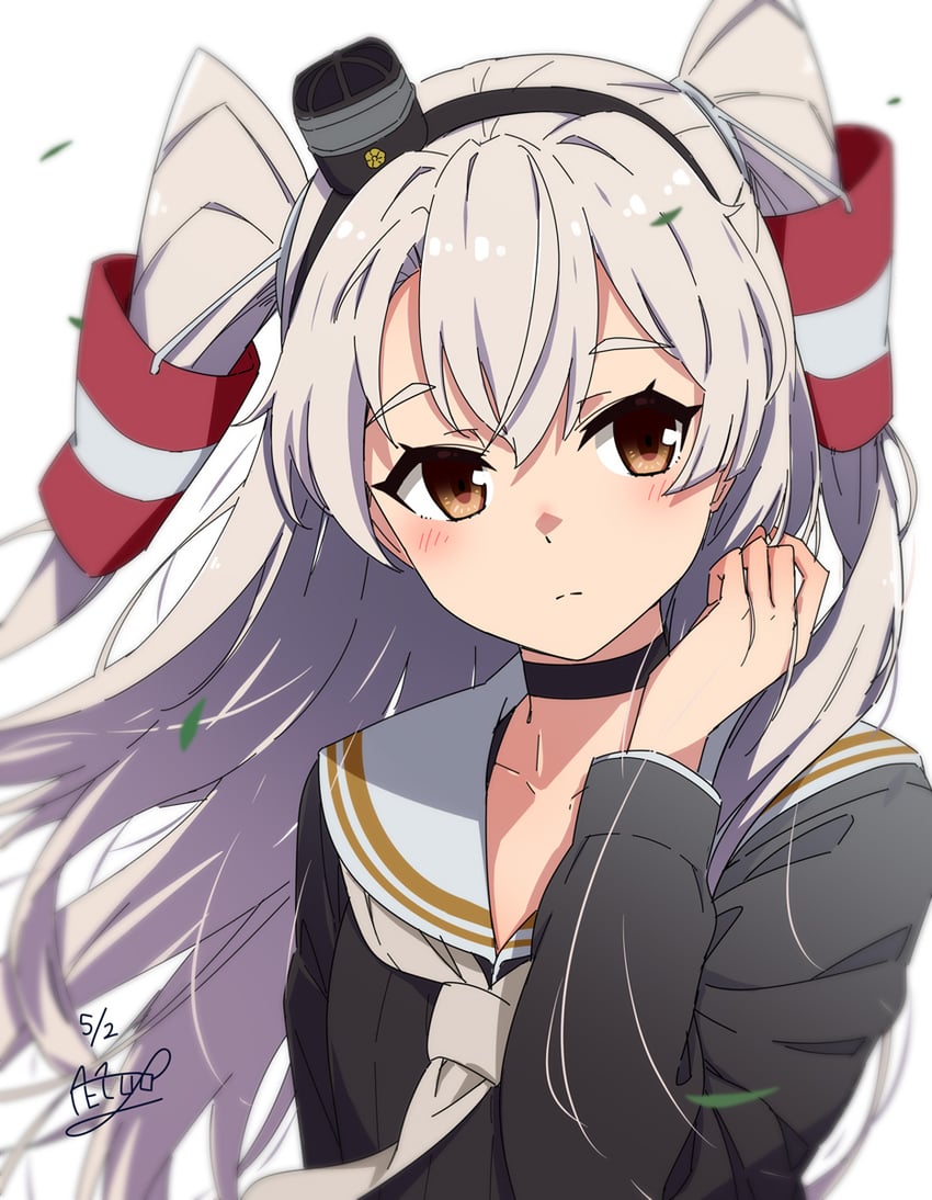 amatsukaze and amatsukaze kai ni (kantai collection) drawn by necono_(nekonosora1207)