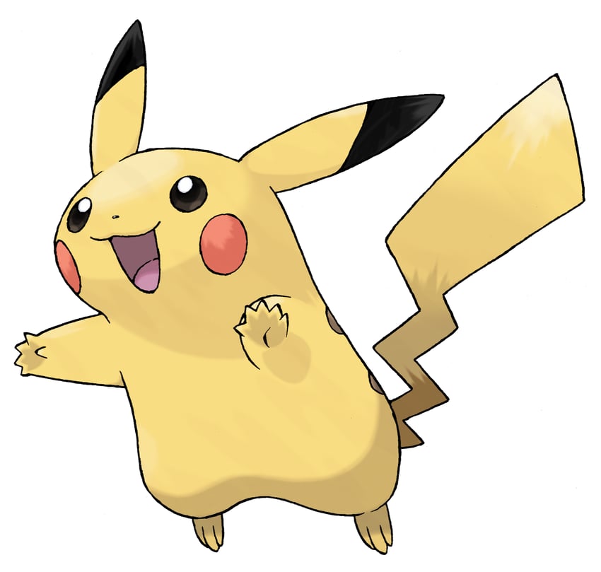 pikachu (pokemon and 1 more) drawn by sugimori_ken